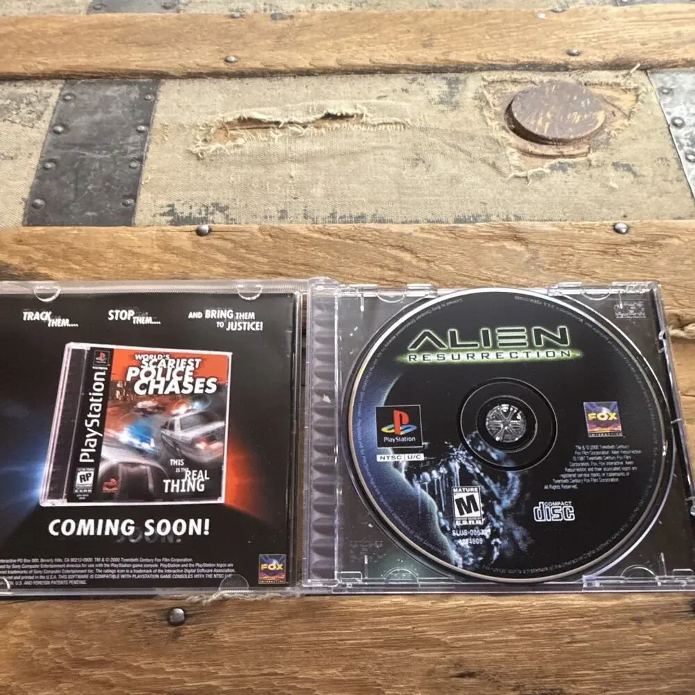 Fox Interactive Alien Resurrection Shooter (Sony PlayStation 1) M 2000 NTSC-U/C